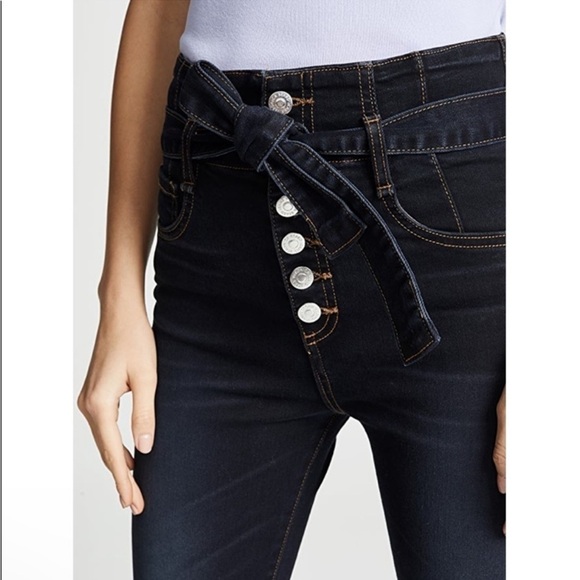 Veronica Beard Keith 12” Corset Jeans Size 28 - Picture 2 of 11